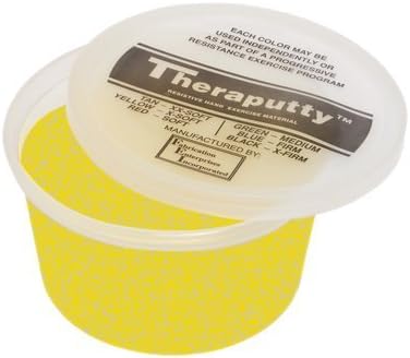 TheraPutty174; Sparkle Exercise Putty, Yellow, X-Light, 1 Pound