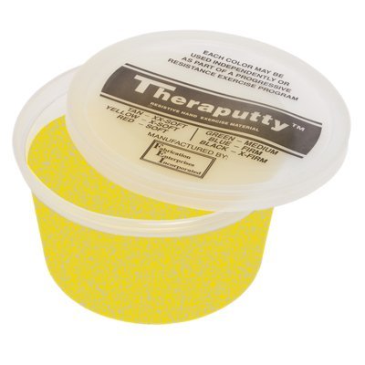 Cando Glitter Theraputty X-Soft Yellow 1lb