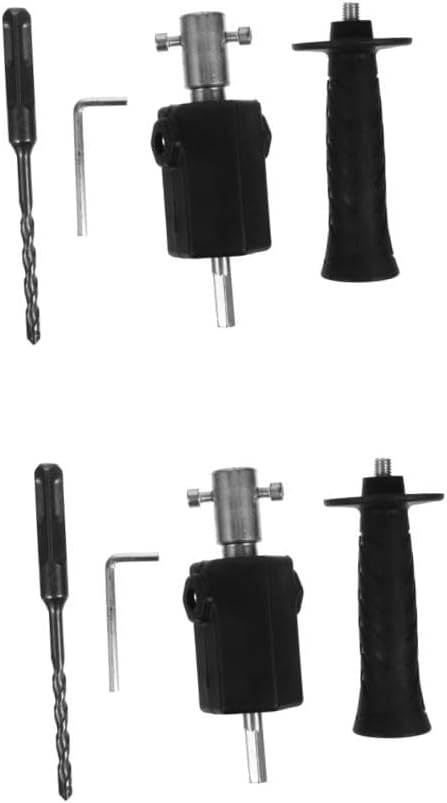 Tofficu 2sets Electric Drill to Hammer Adapter Conversion for Hand Electric Drill for Grinding Chipping and Tasks Compact Design for Easy Use
