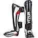 Venum Elite Standup Shinguards, Black/Red/Grey, Medium