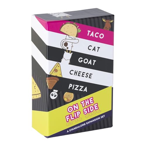 Taco Cat Goat Cheese Pizza On The Flip Side Entertaining Standalone Expansion Game for Family Game...