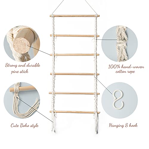 Bervyosw Hair Accessories Organizer Macrame Hanging Claw Clip Organizer Holder Storage For Women Girls Wall Hanging Decor For Door Closet Bedroom (Nature Style) #TOP1