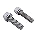 Sanmum Bike Handlebar Screw Set, M5*20mm+M6*20mm for Mountain and Road Bikes (Silver)