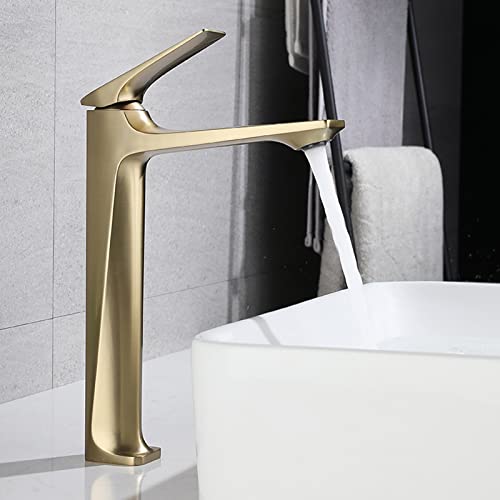 Grifo alto de baño para lavabo de un orificio estilo nórdico moderno 2