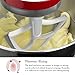 6 Quart Kitchen Aid Mixer Attachments, Flex Edge Beater Paddle with Scraper for 6 QT Bowl-lift Kitchen Aid Stand Mixer, 6 QT Mixer Accessory Replacement