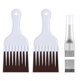 LONCHDAN 3Pcs AC Fin Comb Straightener Coil Cleaning Brush Kit ac Condenser Coil CleanerEvaporator Coil Brush Air Conditioner Brush Radiator Fin Cleaner Ac Comb Tool