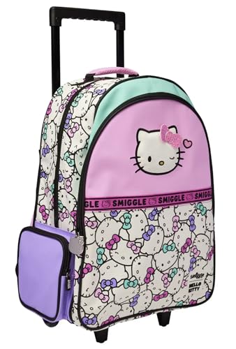 Image of ADSON 3D Embossed School Trolley Bag|Backpack Large School Bag for Boy Girl, Kids School Bag, Travel Backpack for Girl Boy, Ideal for Children Trolley 18 Inch Water Resistant