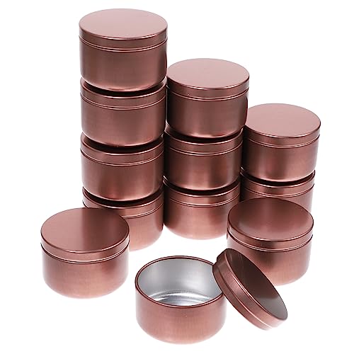 Angoily Candle Making Jars 12pcs 50ml Aluminum Can Teacup Candle Storage Containers