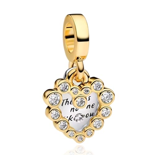 YUMINN Gold Charm 925 Sterling Silver Charms for Bracelets and Necklaces