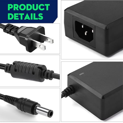 Image of Facmogu 24V 5A Power Adapter, 120W 110-240V AC to DC 24V Transformer, 24 Volts DC Power Supply for LED Light, 120W Switching Transformer 5.5x2.5mm & 5.5x2.1mm DC Plug Converter