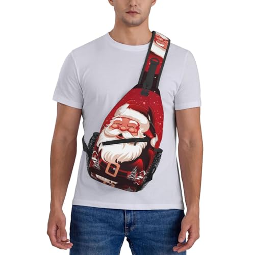 Bolso bandolera Santa Claus para hombre y mujer miniatura 7