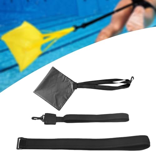 Menolana Swimming Resistance Training Set Swim Trainer Strength Training Equipment Practical Aquatic Resistance Belt for Beginners, 30cm Parachute