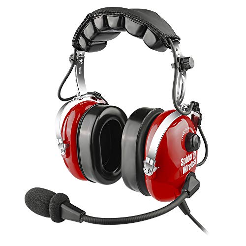 Aviation Headset, PNR Headsets for Pilots, GA Plugs, Comfortable Ear Pads with Flexible