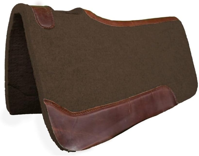 Western horse Felt Sottosella/sottosella sagomato in feltro di lana di alta qualità nelle misure 81,28 x 81,28 cm e 76,2 x 76,2 cm A11 (76,2 x 76,2 cm)