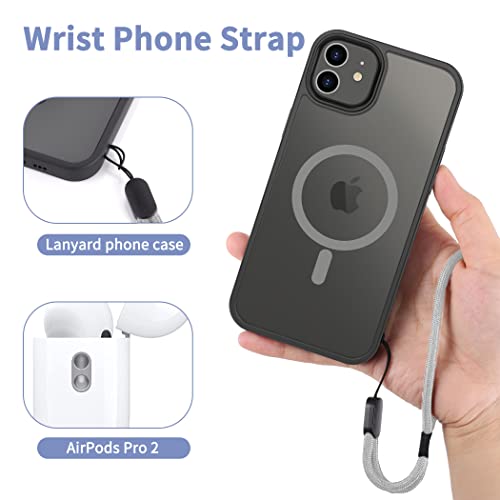 Cell Phone Lanyard 2 Pcs-1 Pcs 30"(Neck Strap×1)+8"(Wrist Strap×1) Black - Photo 98 sur 115