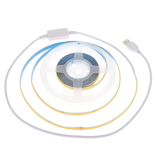 Tira LED COB USB flexible impermeable 3 metros luz cálida miniatura 1