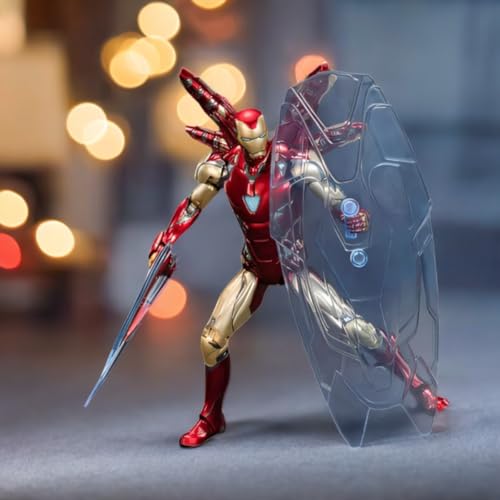 HiPlay ZD Toys Anniversary Series Collectible Figure Full Set: Non-Luminous Version: 1.0 Iron Hero MK85 (1906-85), 1:10 Scale Miniature Action Figure BFGGTXMK85