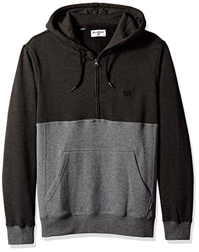 Billabong Men's Balance Half Zip Hoody, Black, L