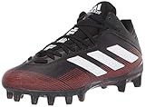 adidas Men's GNE66 Football Shoe, Black/White/Team Orange, 15