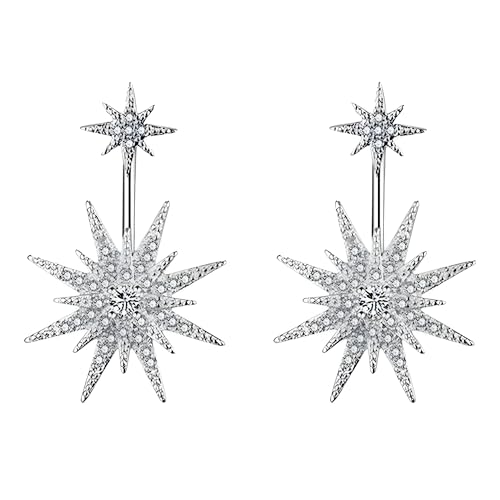 Boucles d'oreilles étoile en argent, le bijou idéal pour illuminer vos tenues de soirée