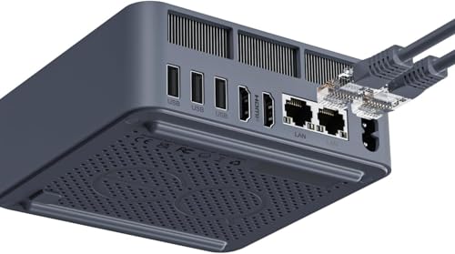 Image of Beelink EQI12 Mini PC W11 Pro, i5-1235U(10C /12T up to 4.4 GHz), 16GB DDR4 500G NVME SSD with UHD Graphics Built in PSU WiFi 6 /BT5.2 /Dual Display Mini PC Computer