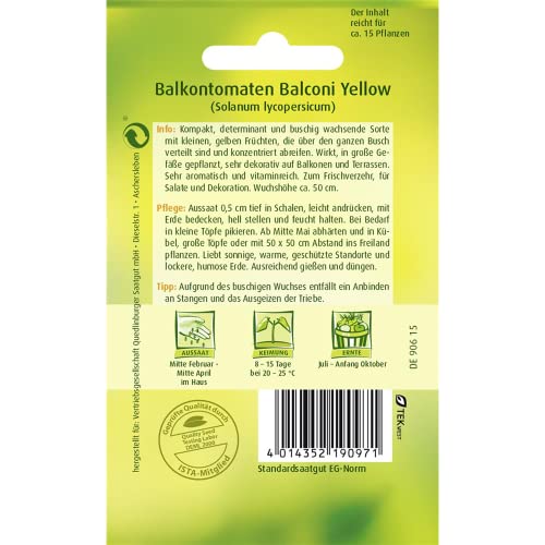 Preisvergleich Produktbild Balkontomate, Balconi Yellow
