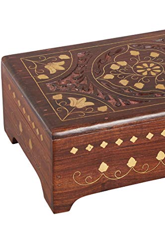 Orientalische kleine Aufbewahrungsbox mit Deckel Ebad 20cm groß | Orientalischer Schmuckkästchen für Mädchen und Damen… – Bild 3