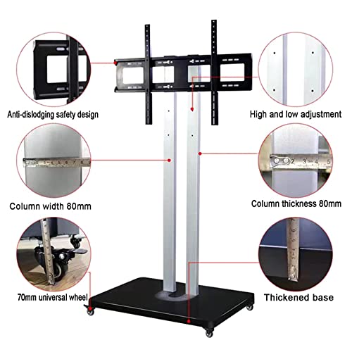 Soporte móvil para TV de 42 a 65 pulgadas ajustable miniatura 5
