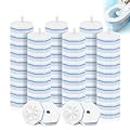 64Pcs Disposable Toilet Wand Refills for Clorox, Toilet Bowl Cleaners Scrubber, 5X Cleaning Exclusive Upgrade Formula Disposable Toilet Bowl Wand Refills Replacement Cleaner Brush Heads