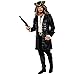 W WIDMANN MILANO Party Fashion - Costume coat leather look, for several characters, steampunk, pirate, rockstar
