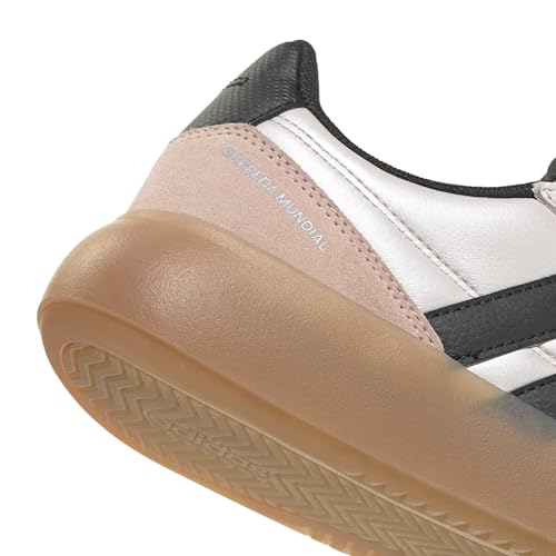 adidas Women's Barreda Mundial, Sandy Pink Met./Black/Blush Pink, 10.5 - image 5