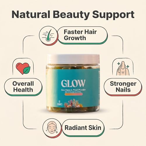 Gummies aux algues croissance cheveux ongles et santé globale