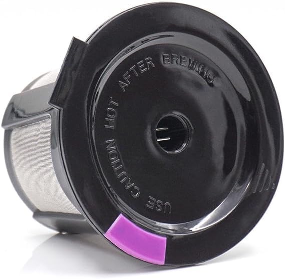 Miniatura 2 de Cestas de filtro de café reutilizables negras para cafeteras Keurig 1.0 y 2.0, filtro de plástico de cápsulas de café, cápsulas de café de 0.7 fl oz