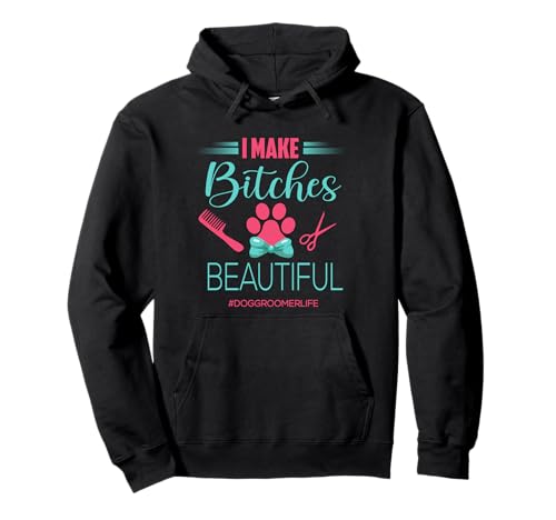 Dog Groomer Shirt Dog Grooming Outfit Funny Dog Groomer Gift Pullover Hoodie