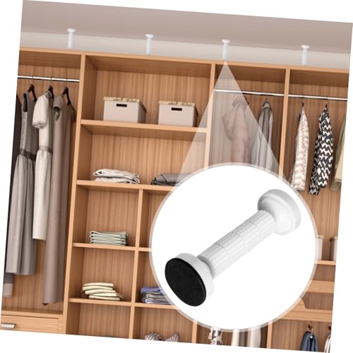 Support de tête de lit réglable blanc Fixation murale sommier métal lot de 4