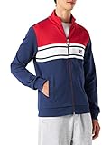 BOULOGNE track jacket-Medieval Blue-True Red-Bright White-XL