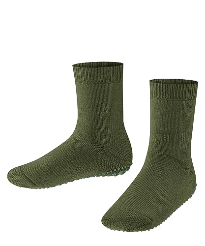 FALKE Unisex-Child Stopper Socks Catspads K Hp Cotton Wool Studs on the Sole 1 Pair, Green Sern Green 7681, 35/38 EU, Green Sern Green 7681, 35/38 EU