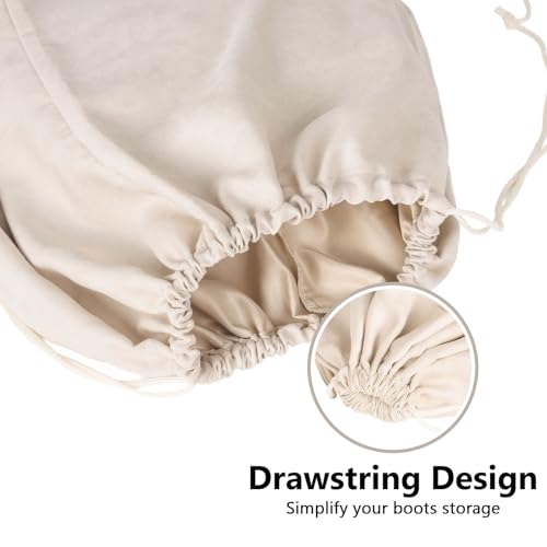 LAKE OF FIRE Boot Bag for Cowboy Boots - Travel Boot Storage Bag for Cowboy Boot Protection (21" X 12")3