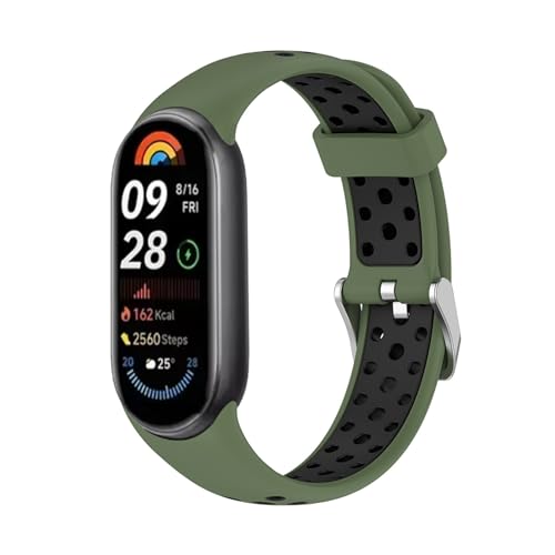 Bracelet Xiaomi Smart Band 9 en silicone étanche et résistant pour le sport