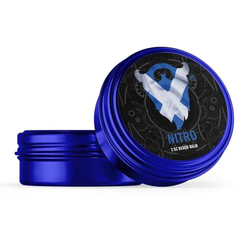 Beard Octane: Nitro - Natural Beard Balm w/Shea Butter - 2 Oz - Conditions and Styles - Made in USA - Blueberry Coffee Scent