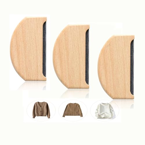Rasoirs Anti Bouloches,3 Professionnels Déboulocheur pour Vêtements en Laine/Cachemire/Pulls,3-en-1 avec Brosse & Peigne Intégrés - Élimination des Peluches et Fibres