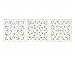 Dcasa - Conjunto de Murales decoracion pared madera tallada y cristal 30x30 cm