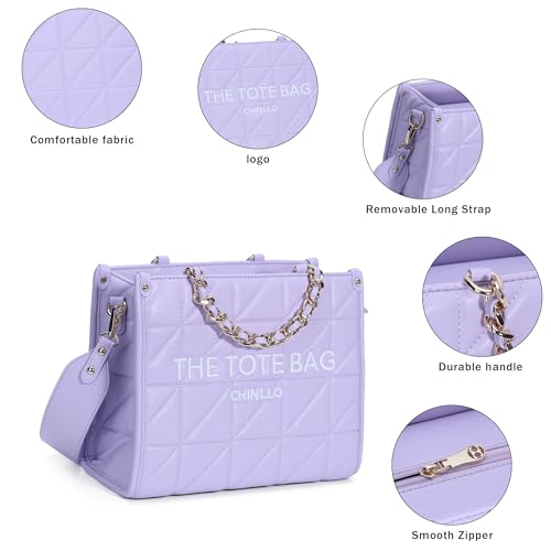 Image of Chinllo Tote Bag for Women Top Handle Satchel Purse and Handbags with Shoulder Strap
