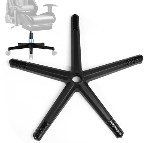 GTRacing クラス5ベースチェア アクセサリー 交換用チェア アクセサリー 高耐久性 ユニバーサルサイズ オフィスチェア ゲーミングチェア レッグフレーム