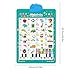 Electronic Alphabet Wall Chart for Ages 1-6 Boys Girls, Interactive Touch Learning Alphabet Poster Educational Toy for Home School Kindergarden Nursery