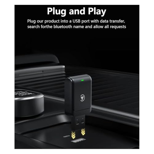 Caja inteligente para coche con módulo Carplay y Android Auto inalámbrico 2 en 1 4