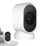 Calentador eléctrico para espacios interiores, dispositivo de calefacción silencioso a temperatura constante | Regulador de clima de escritorio portátil para dormir, trabajar, estudiar, relajarse, cal