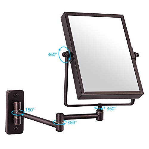 (62 OFF Deal) KOOLORBS 10X Magnifying Makeup Mirror with 3 Lightings, FULL Rotation, Powerful