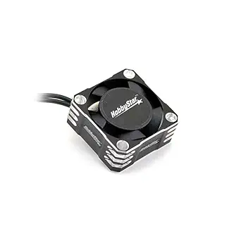 HobbyStar Turbo-Ventilator ESC Motor Fan 25x25mm 25mm Heatsink 8.5V Black & Silver