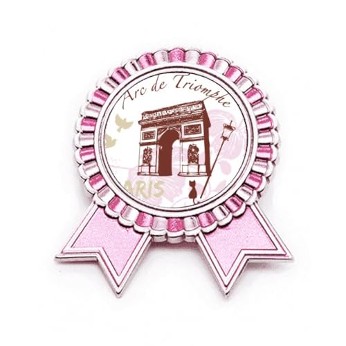 Broche Arche de Triomphe Paris en métal taille M pour passionnés de souvenirs français